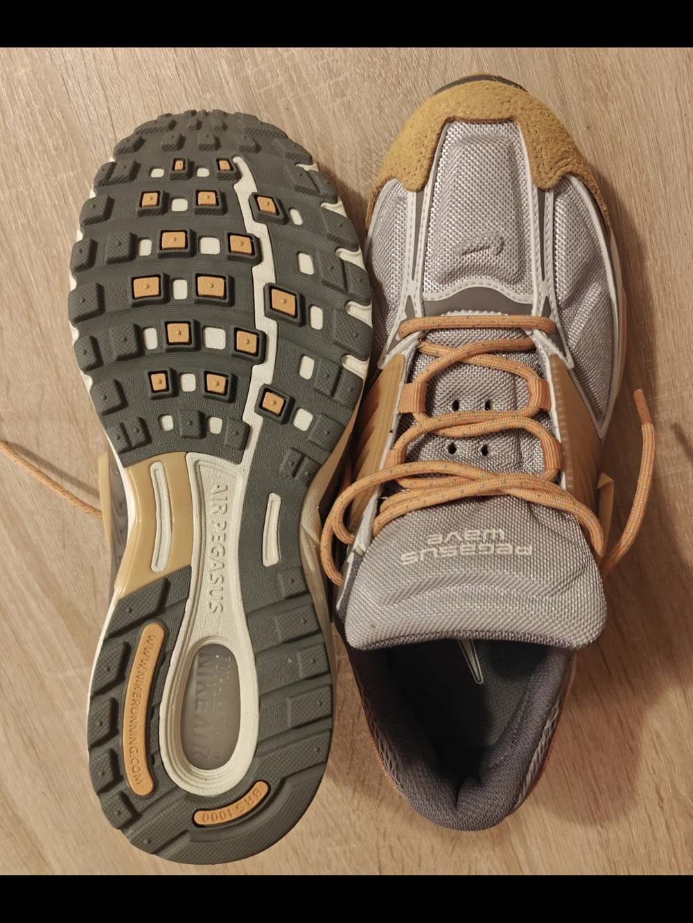 Size 8.5 - Nike Pegasus Wave Premium College Grey Copper Moon